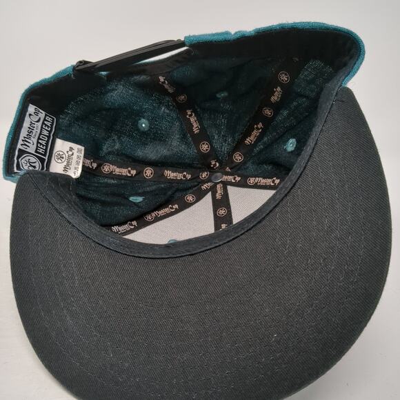 Master Cap Headwear Snapback Cap Blue One Size Adjustable Embroidered 6 Panel - Picture 7 of 9